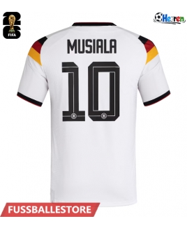 Günstige Deutschland Jamal Musiala #10 Heimtrikot WM 2026 Kurzarm